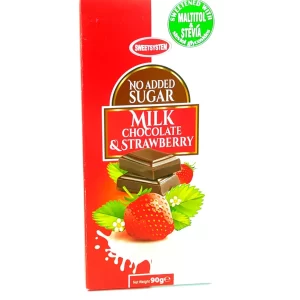 STEVIA JAGODA 90G MLECNA COKOLADA