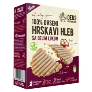OVSENI HLEBICI SA BELIM LUKOM 150G