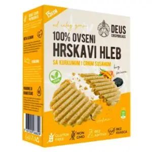 OVSENI HLEPCICI SA KURKUMOM I CRNIM SUSAMOM 150G