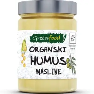 Green food organski humus sa maslinama 280 g