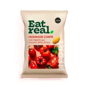 EAT REAL CHIPS OD HUMMUSA SA PARADAJZOM I BOSILJKOM