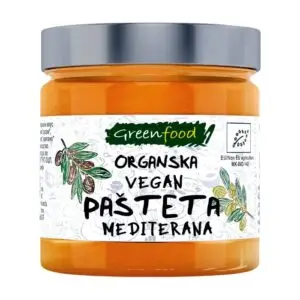 Green food organska pašteta mediteran 185 g