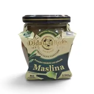 namaz od zelenih maslina 190g